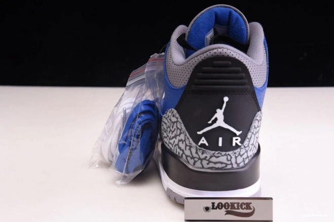 Rep LUCY Retro - Royal' Jordan 3 Air 400 CT8532 'Varsity 0709